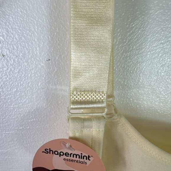 Shapermint Women's XL Open Bust Bodysuit Shaper Panty Creme NWT - Picture 4 of 14